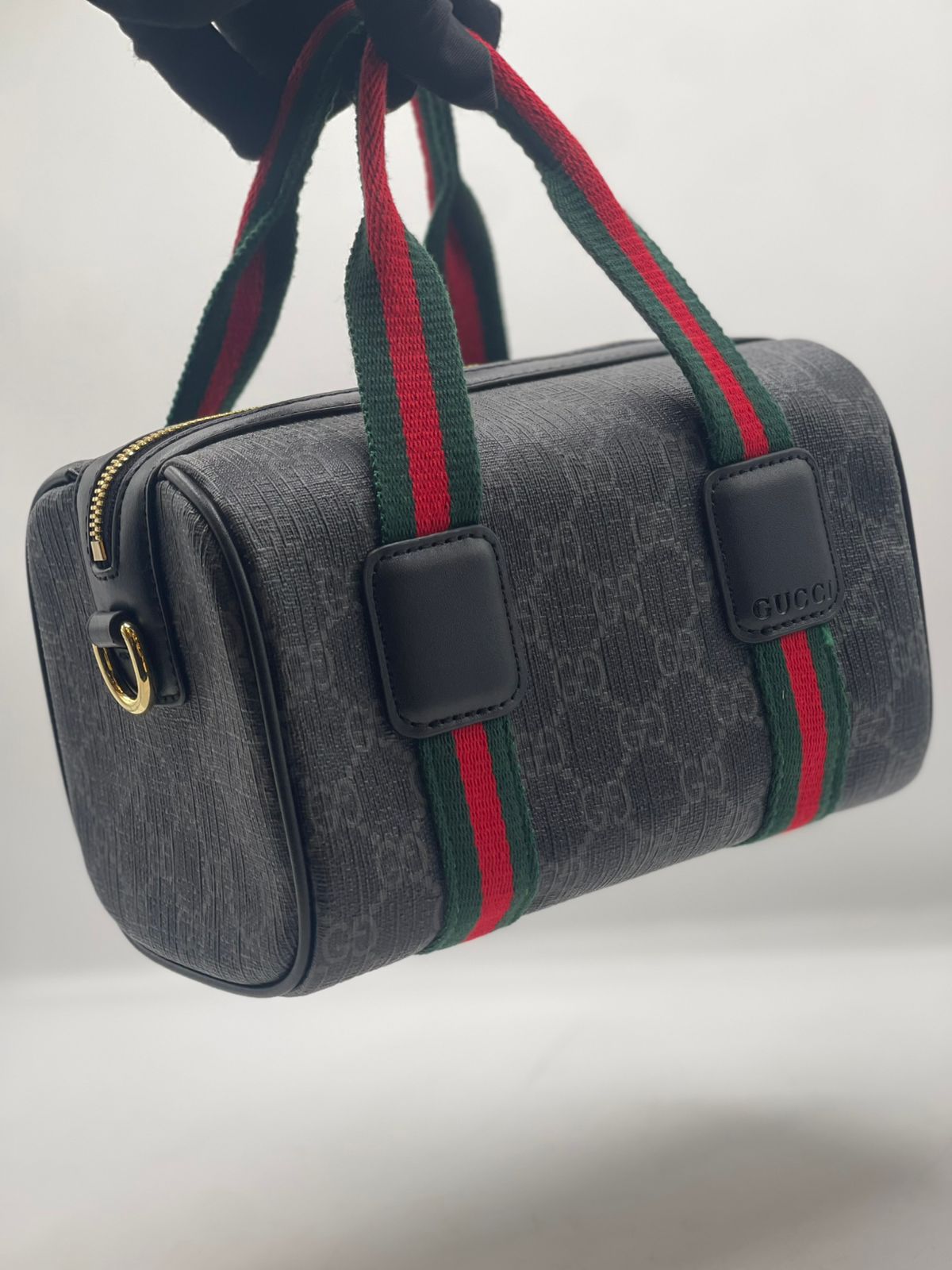 G-U-C-C-I Luxury Mini Monogram Crossbody Women Bag – Premium Class (Black)