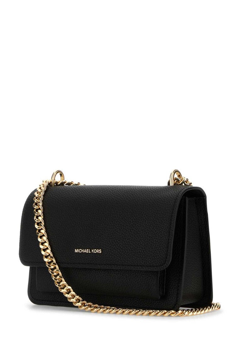 Michael Michael Kors Black Leather Claire Crossbody Bag