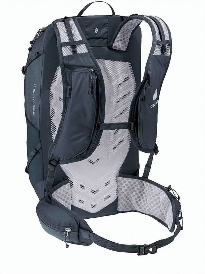Deuter Streamlined Black Backpack With Recycled Polyamide Construction