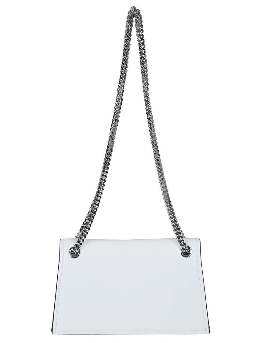 Tory Burch Convertible White Lamb Leather Bag