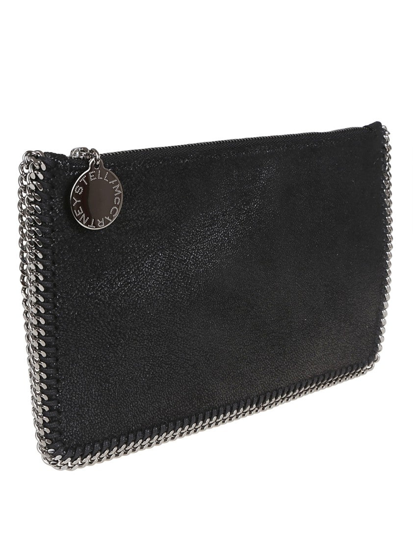 Stella Mccartney Textured Black Clutch