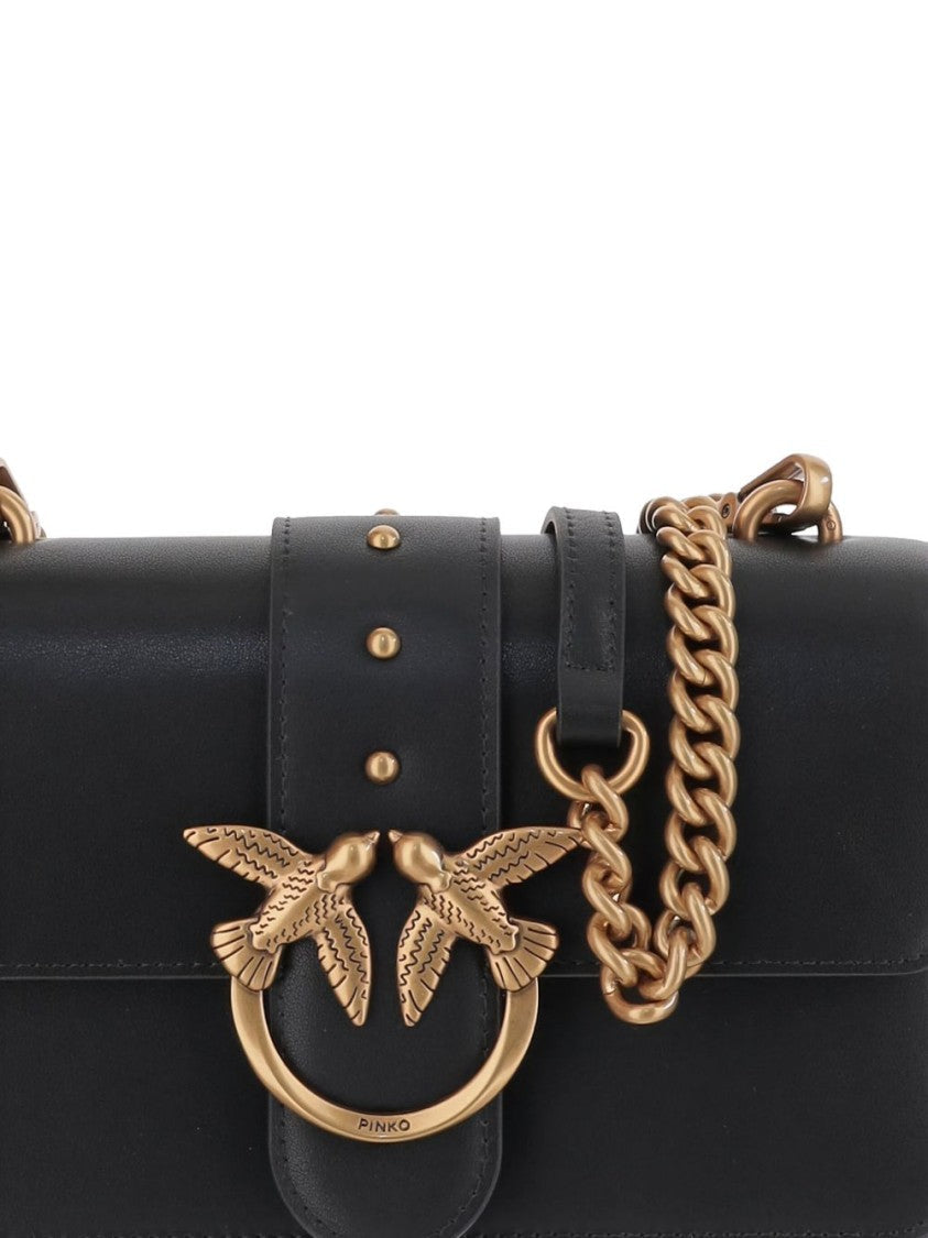 Pinko Crossbody Bag With Gold-Tone Bird Buckle