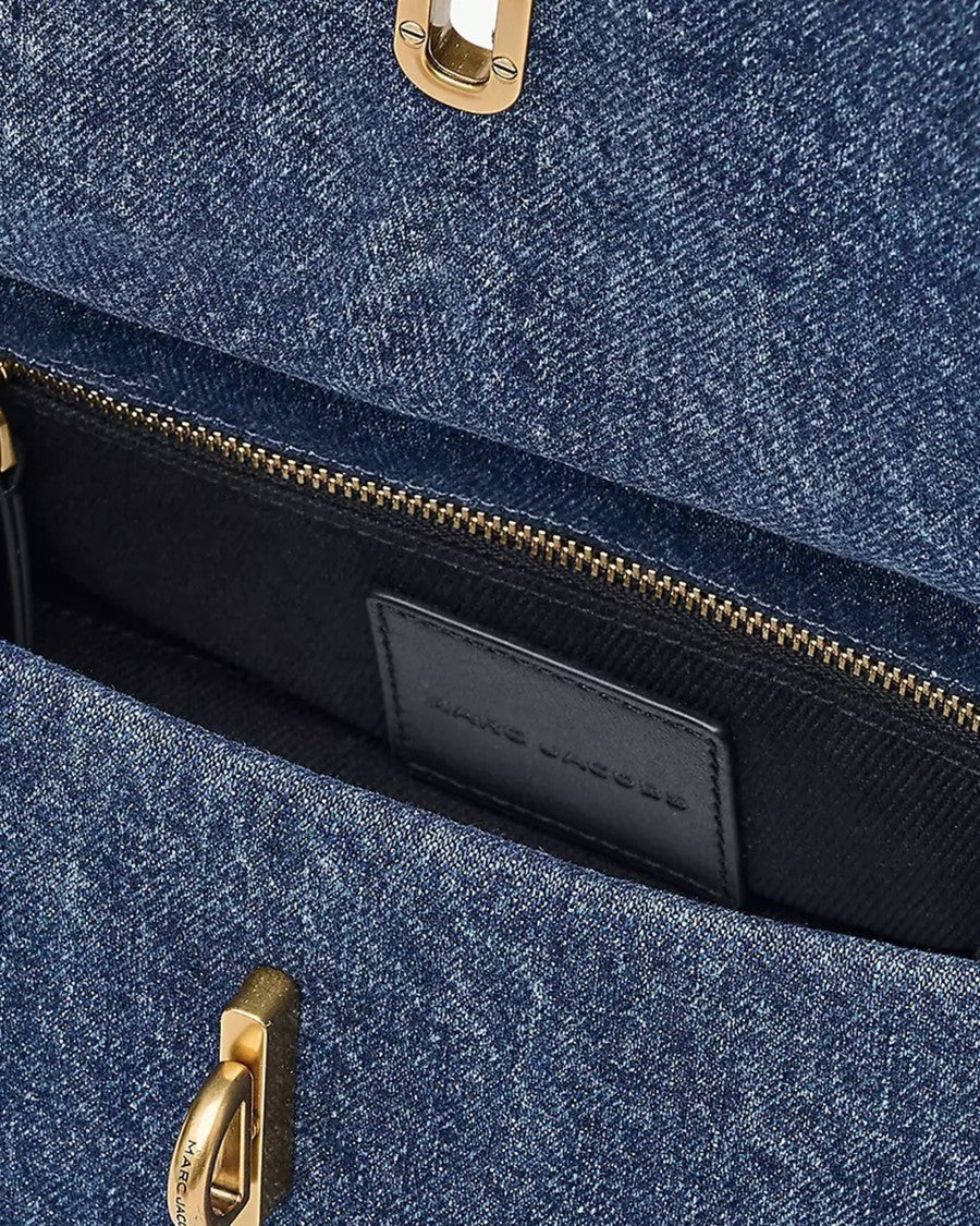 Marc Jacobs Handbag The Trinket Charm Denim Mini Dual Bag