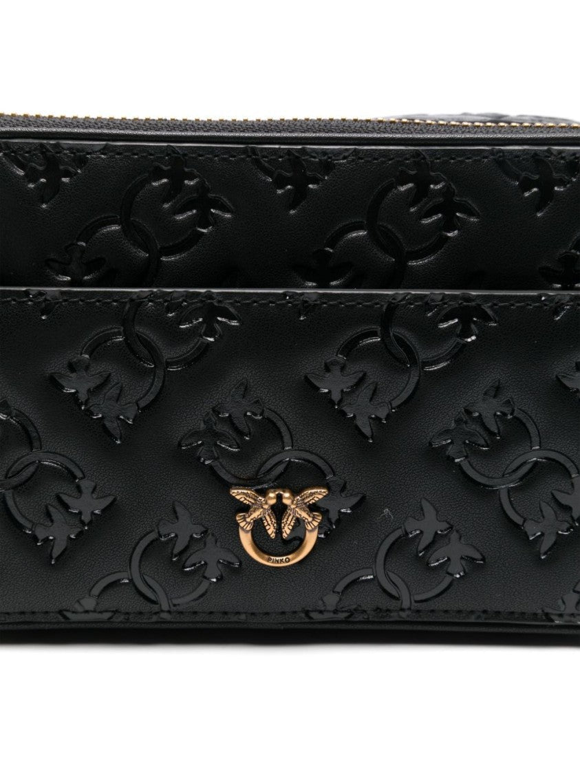 Pinko Compact Black Bag With Top Zip