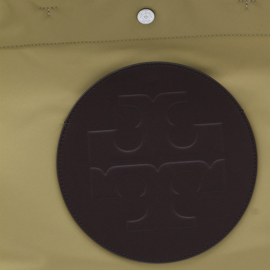Tory Burch Structured Olive Tote Bag