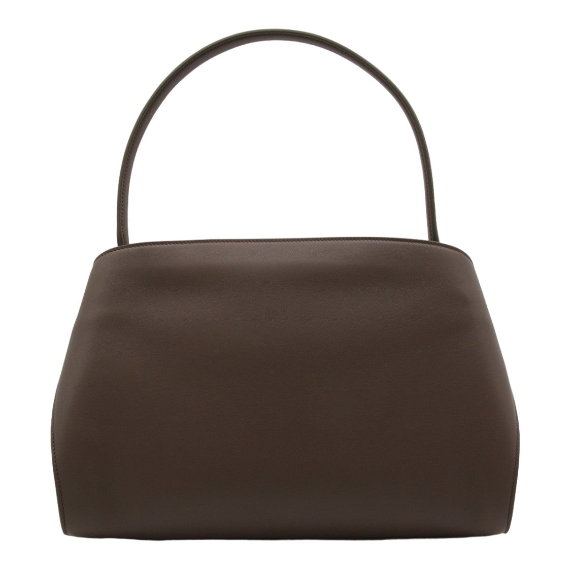 Ferragamo Structured Handbag With Gold-Tone Accents