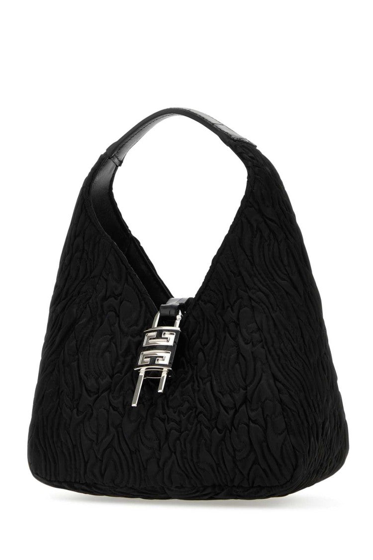 Givenchy Black Fabric G-Hobo Mini Handbag