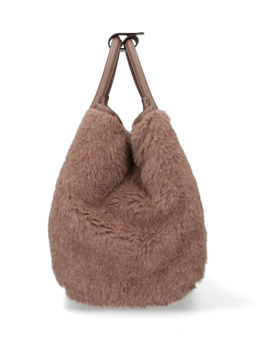 Max Mara Logo Teddy Bag – Brown