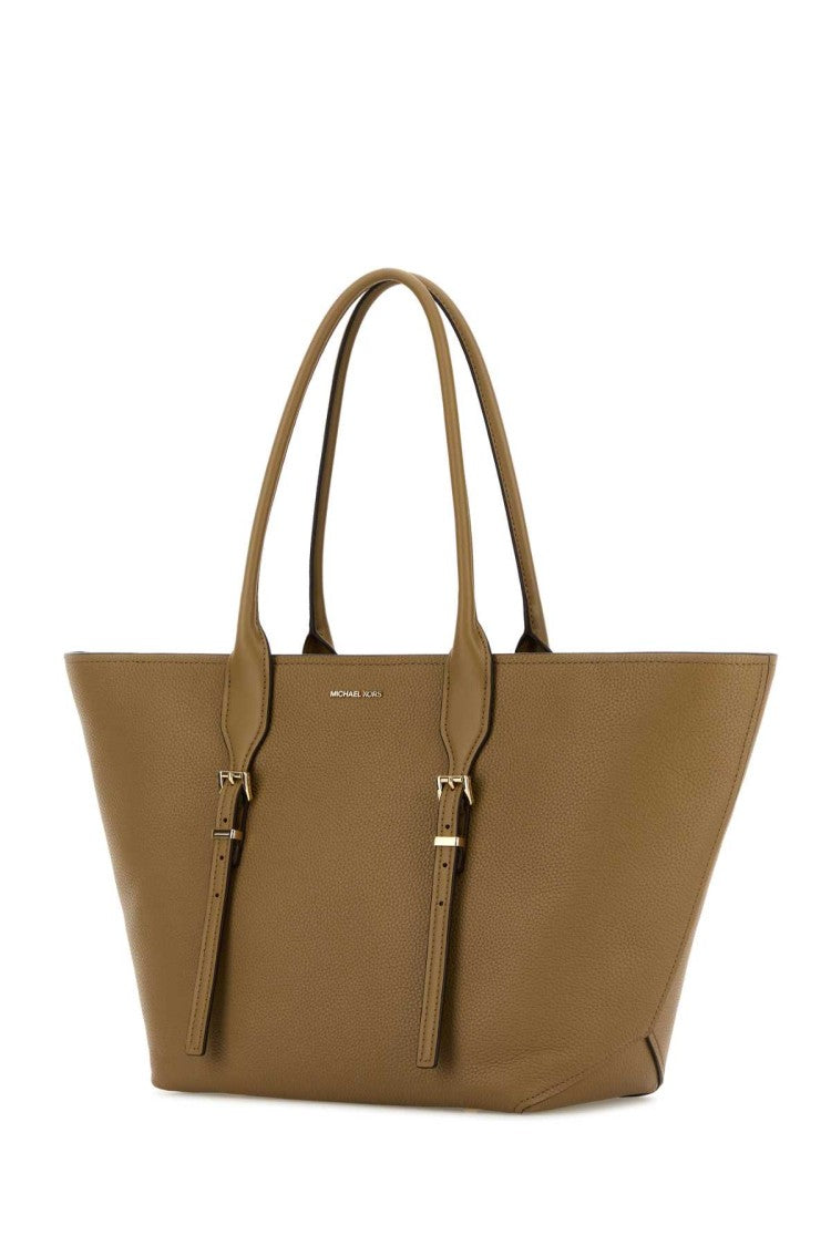 Michael Michael Kors Cappuccino Leather Moore Shopping Bag