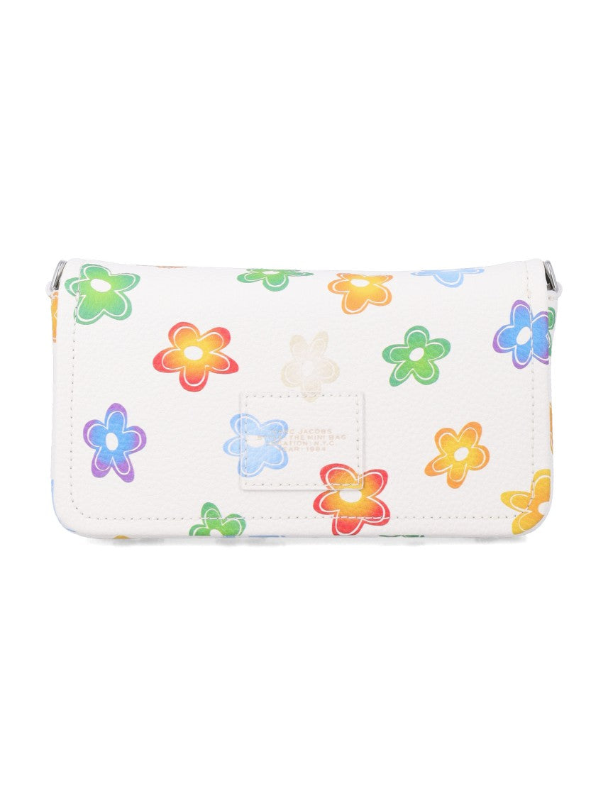 Marc Jacobs Leather The Mini Bag With Floral Print