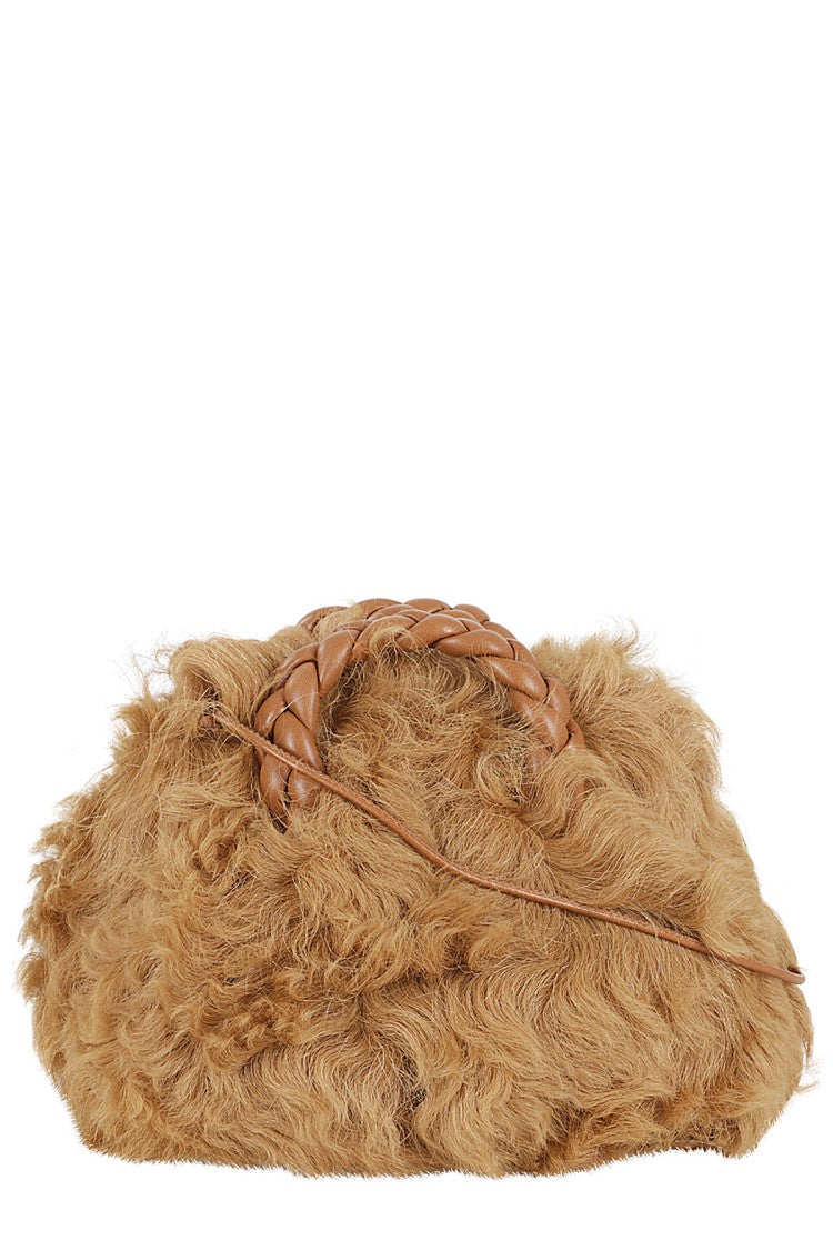 Hereu Bombon Long Hair Shearling Bag