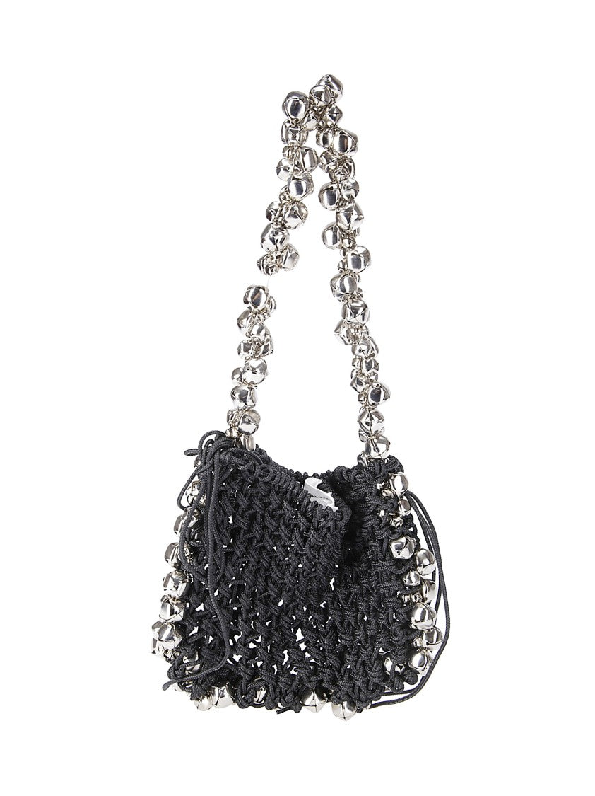Niccolò Pasqualetti Woven Black Nylon Minibag