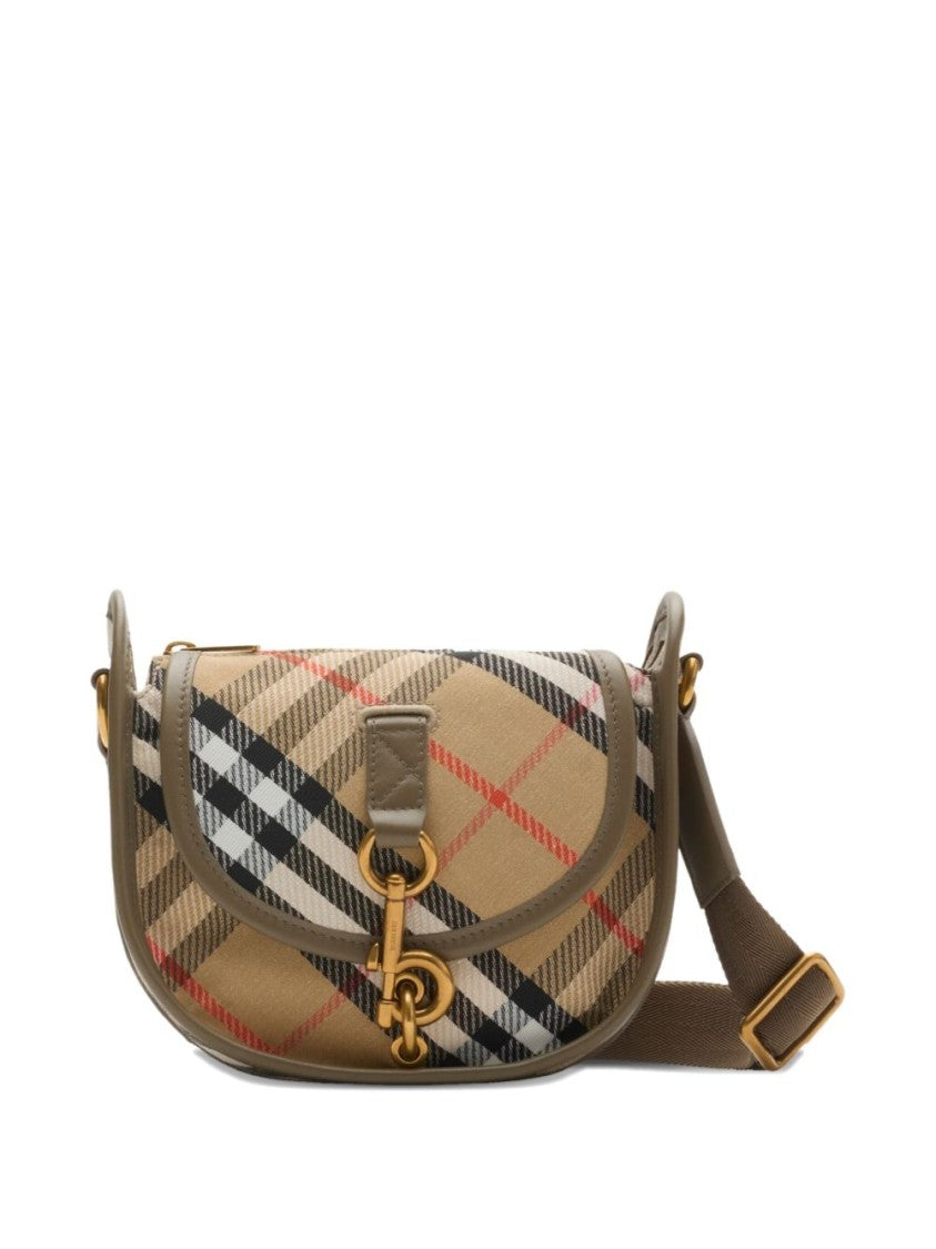 Burberry Checkered Pattern Handbag