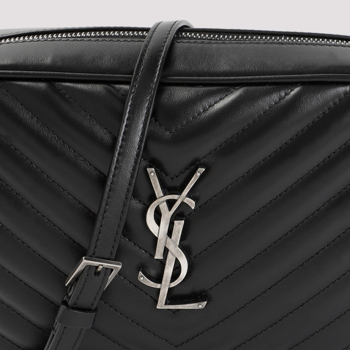 Saint Laurent Black Matelassãƒæ’ƀ™Ãƒâ€Šã‚© Leather Shoulder Bag