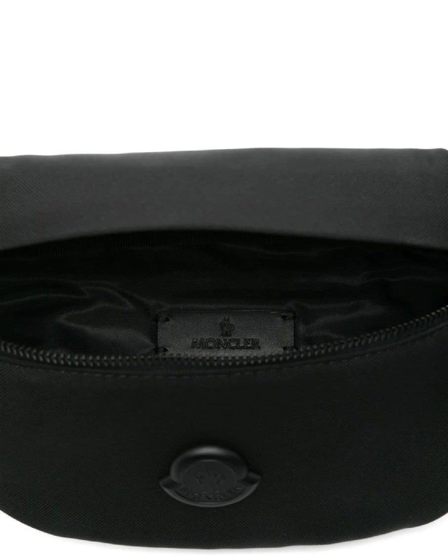 Moncler Black Belt Bag With Adjustable Strap