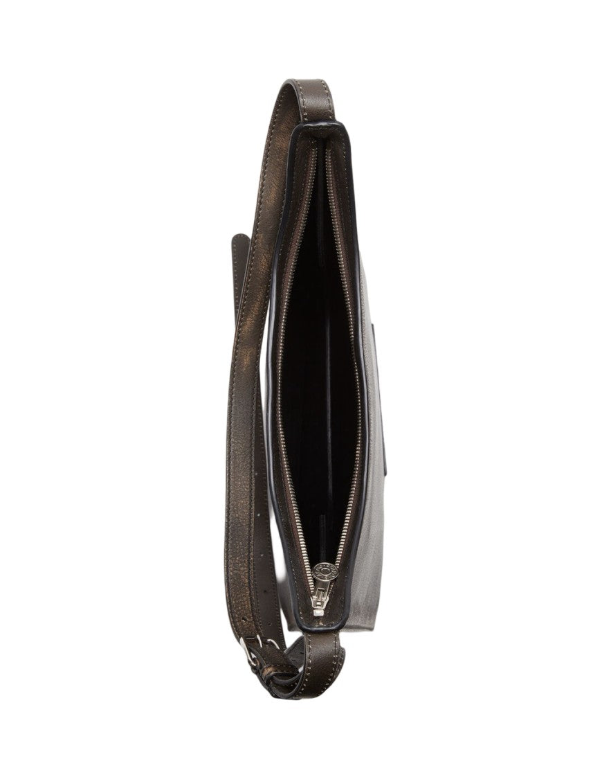 Acne Studios Vintage Brown Leather Shoulder Bag