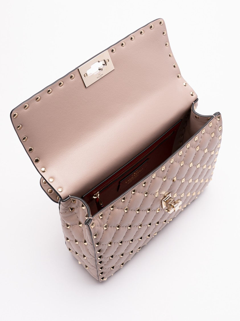 Valentino Garavani `Rockstud Spike` Medium Shoulder Bag