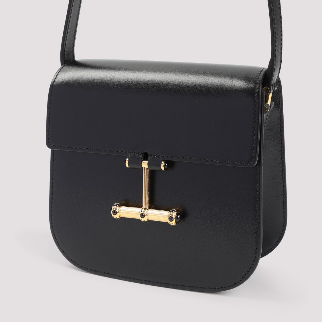 Tom Ford Calf Leather Shoulder Bag With Gold-Tone Hardware