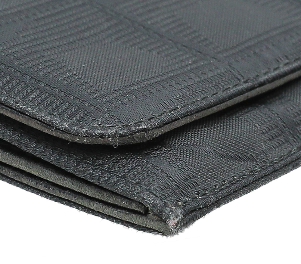 Chanel Black CC Logo Travel Line Flap Wallet