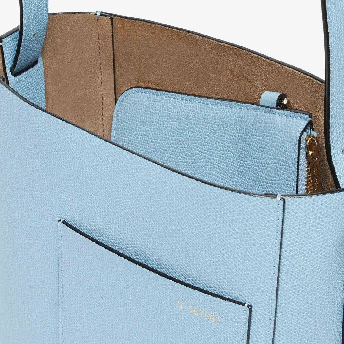 Valextra Soft Bucket Mini Bag