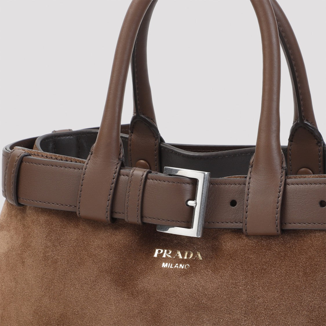 Prada Cocoa Calf Leather Handbag
