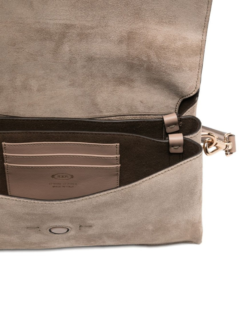 Tod's Structured Suede Handbag