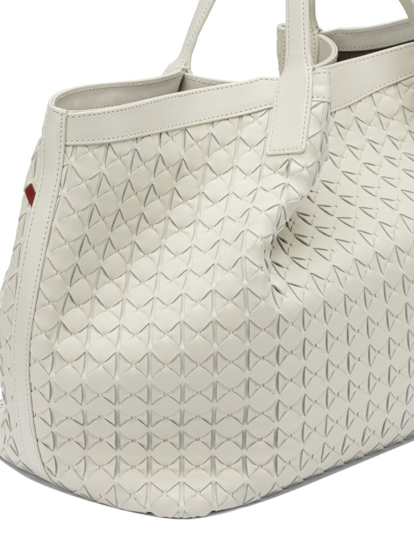 Serapian Large Mosaic Leather Shoulder Bag