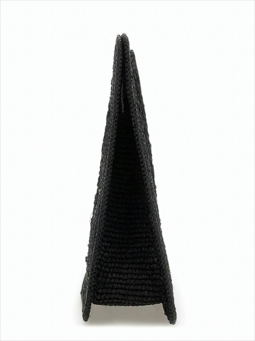 Jacquemus Intricately Woven Raffia Tote Bag With Cut-Out Handle
