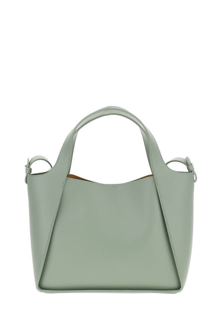 Stella Mccartney Perforated Logo Shoulder Bag In Vegan Leather