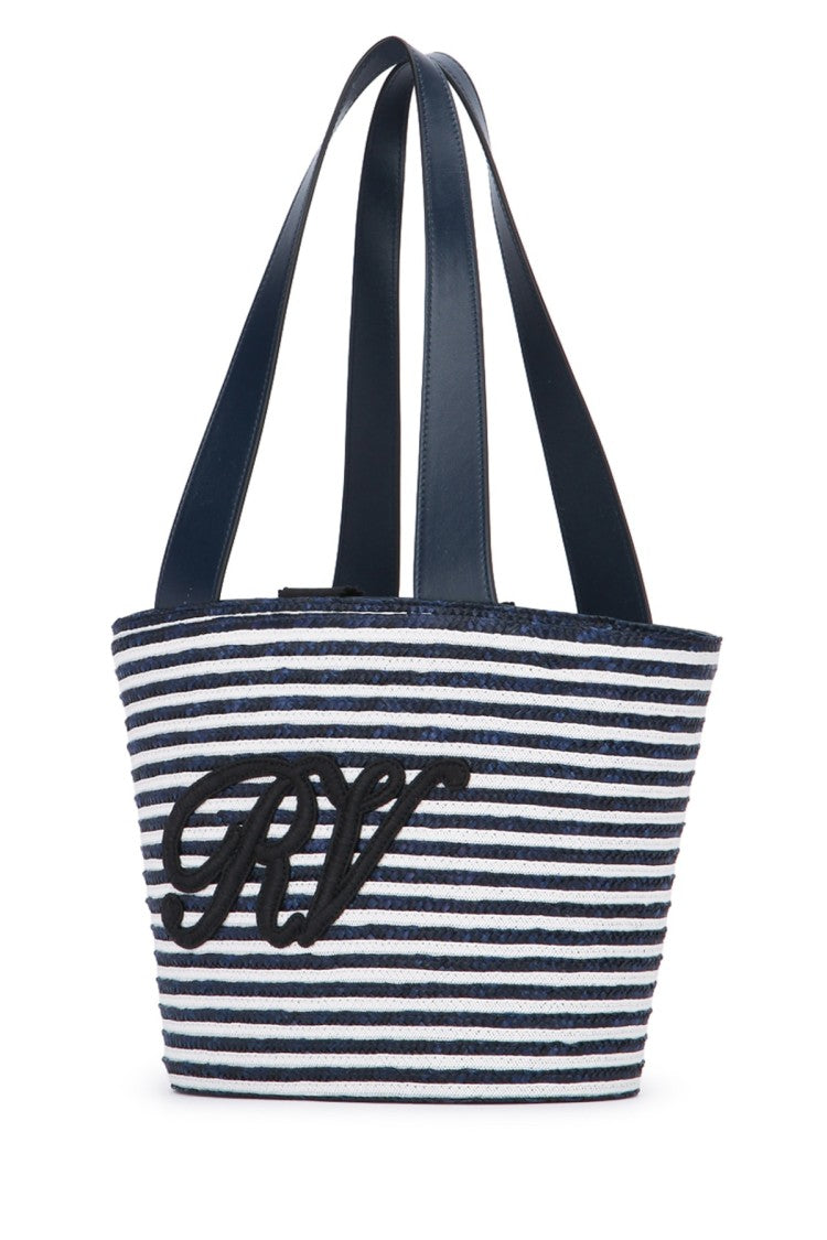 Roger Vivier Rv Straw Panier Small