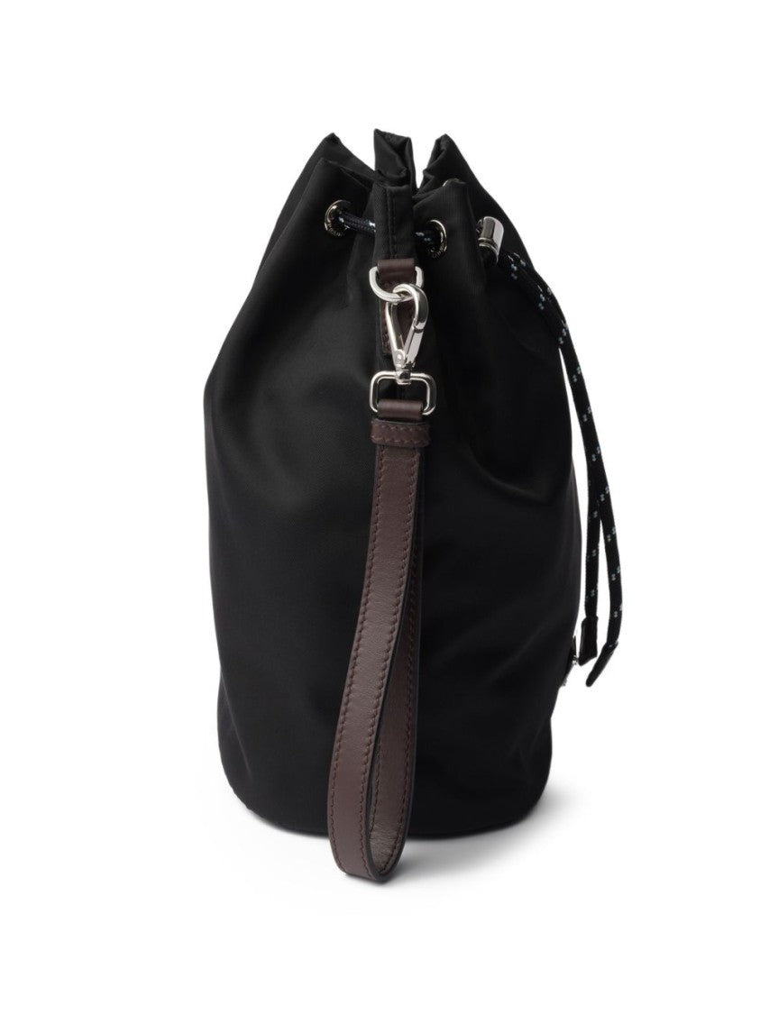 Prada Modern Black Drawstring Bag