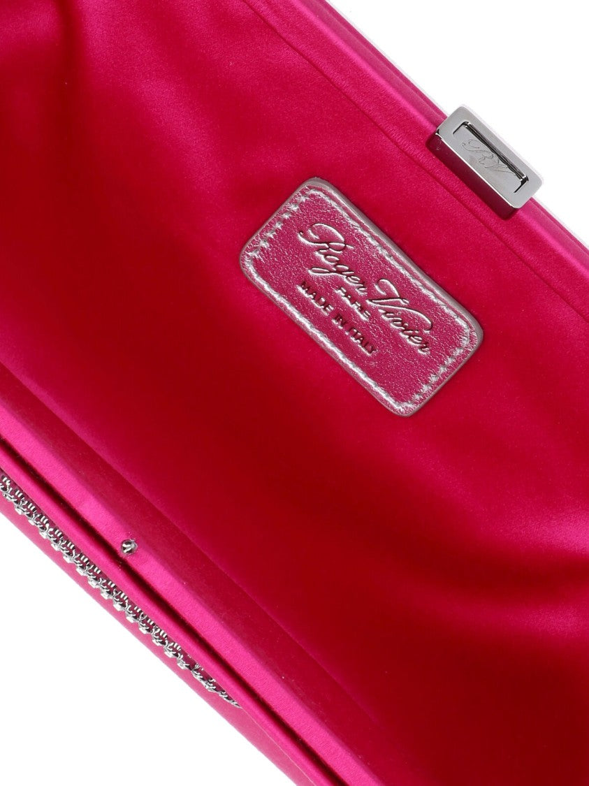 Roger Vivier 'Pilgrim' Pouch – Pink