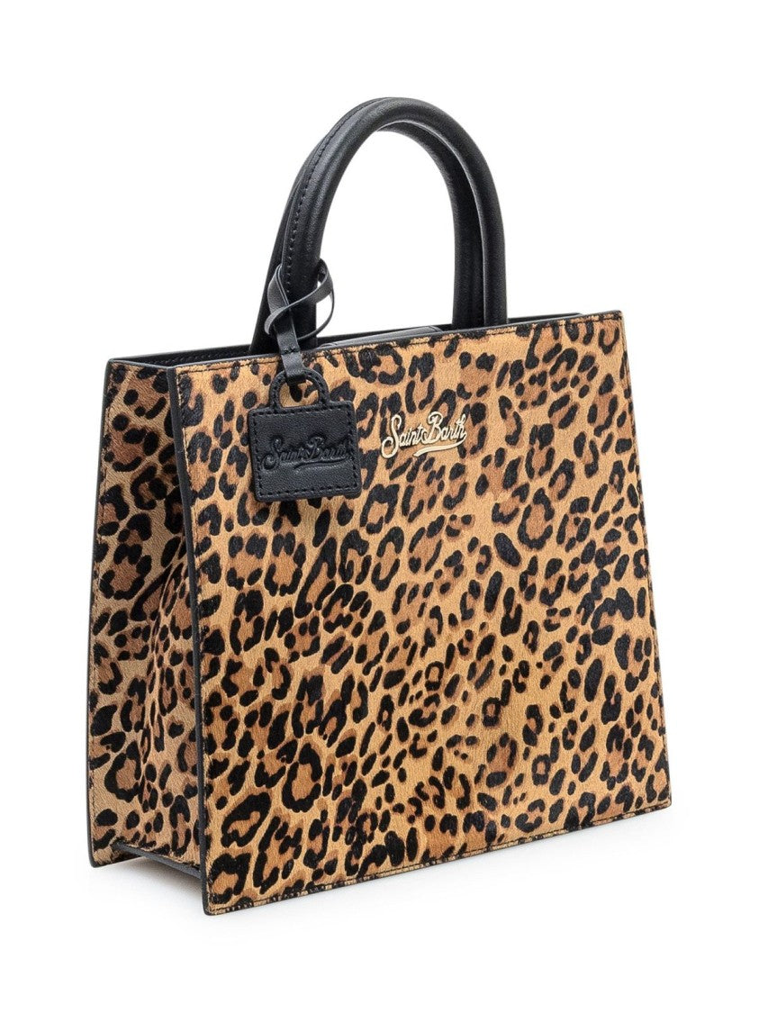 Mc2 Saint Barth Shop Bag Mini Leopard Women’S Bag