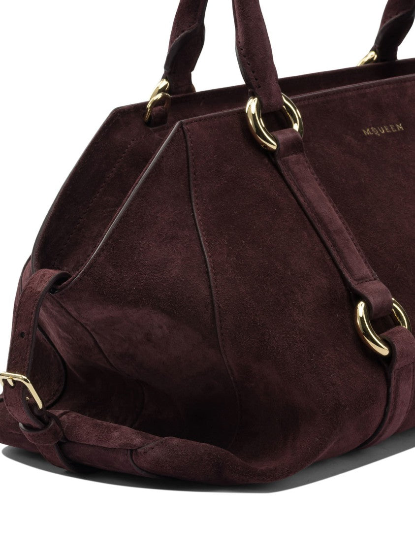 Alexander Mcqueen Bordeaux Calfskin Handbag