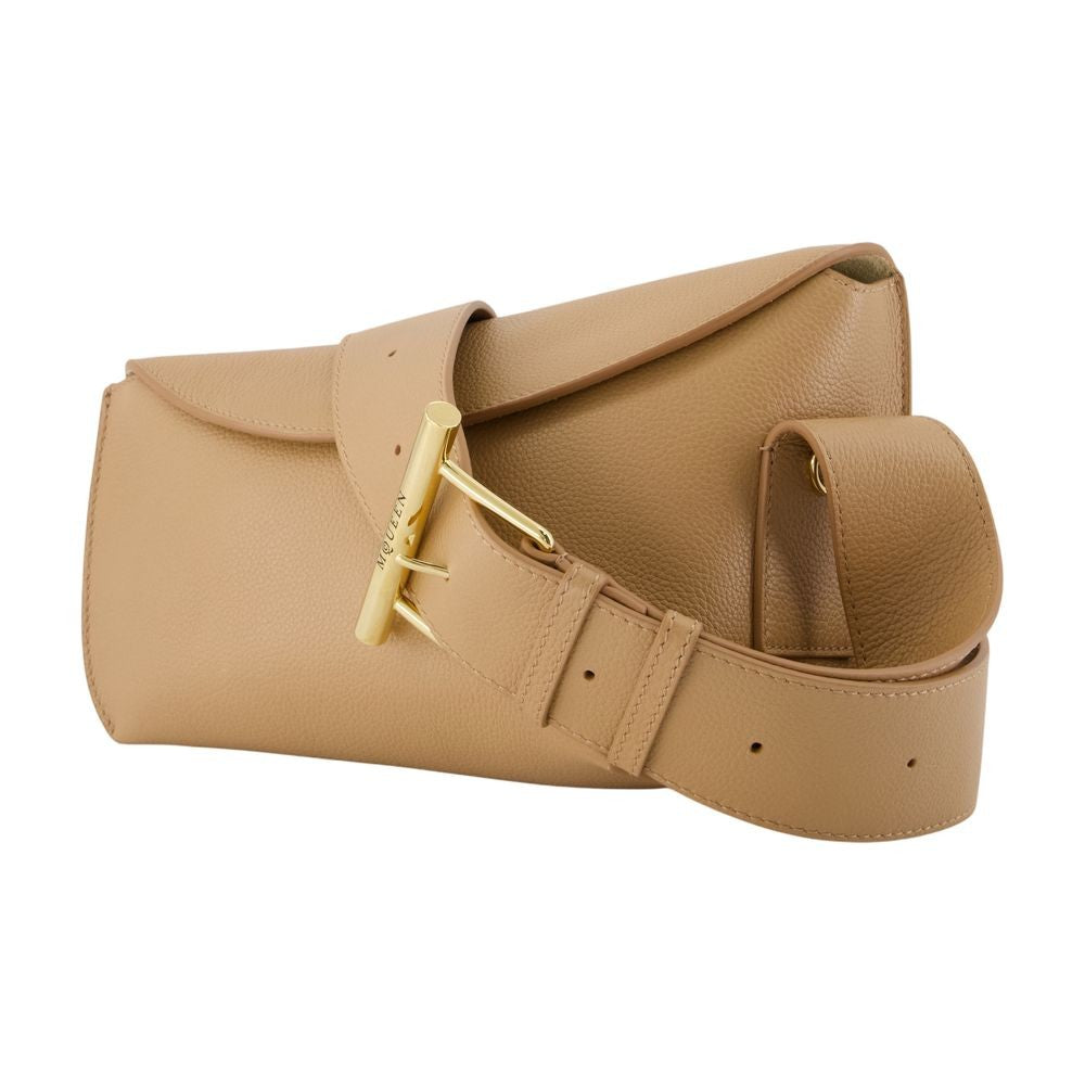 Alexander Mcqueen T-Bar Sling Crossbody Bag In Smooth Calfskin