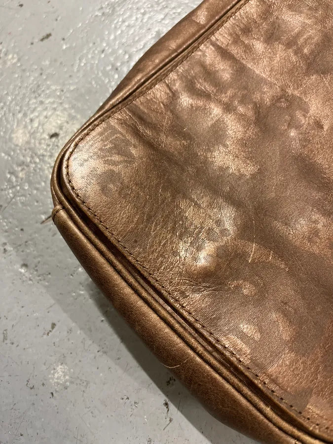 FW1995 Jean Paul Gaultier Dietrich Brown Leather Shoulder Bag