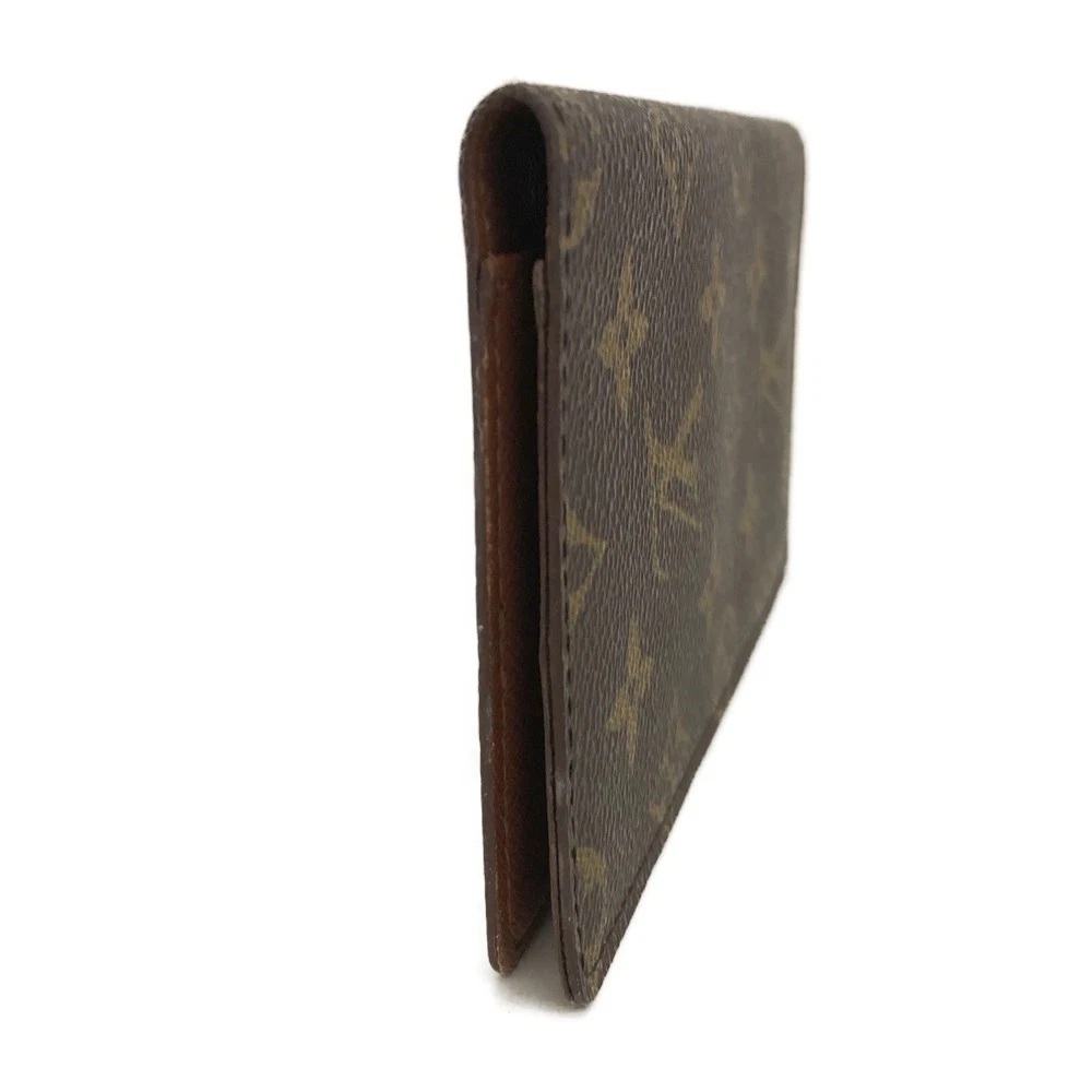 Louis Vuitton Monogram Agenda De Poche Pocket Notebook Cover Brown CA0928