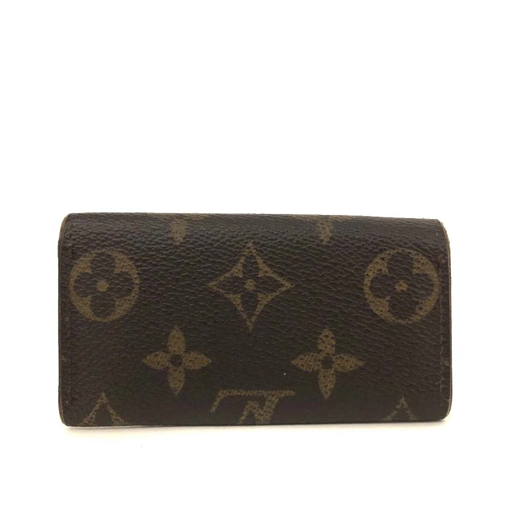 Louis Vuitton Monogram Multicles 4 Ring Key Case Brown RA2130