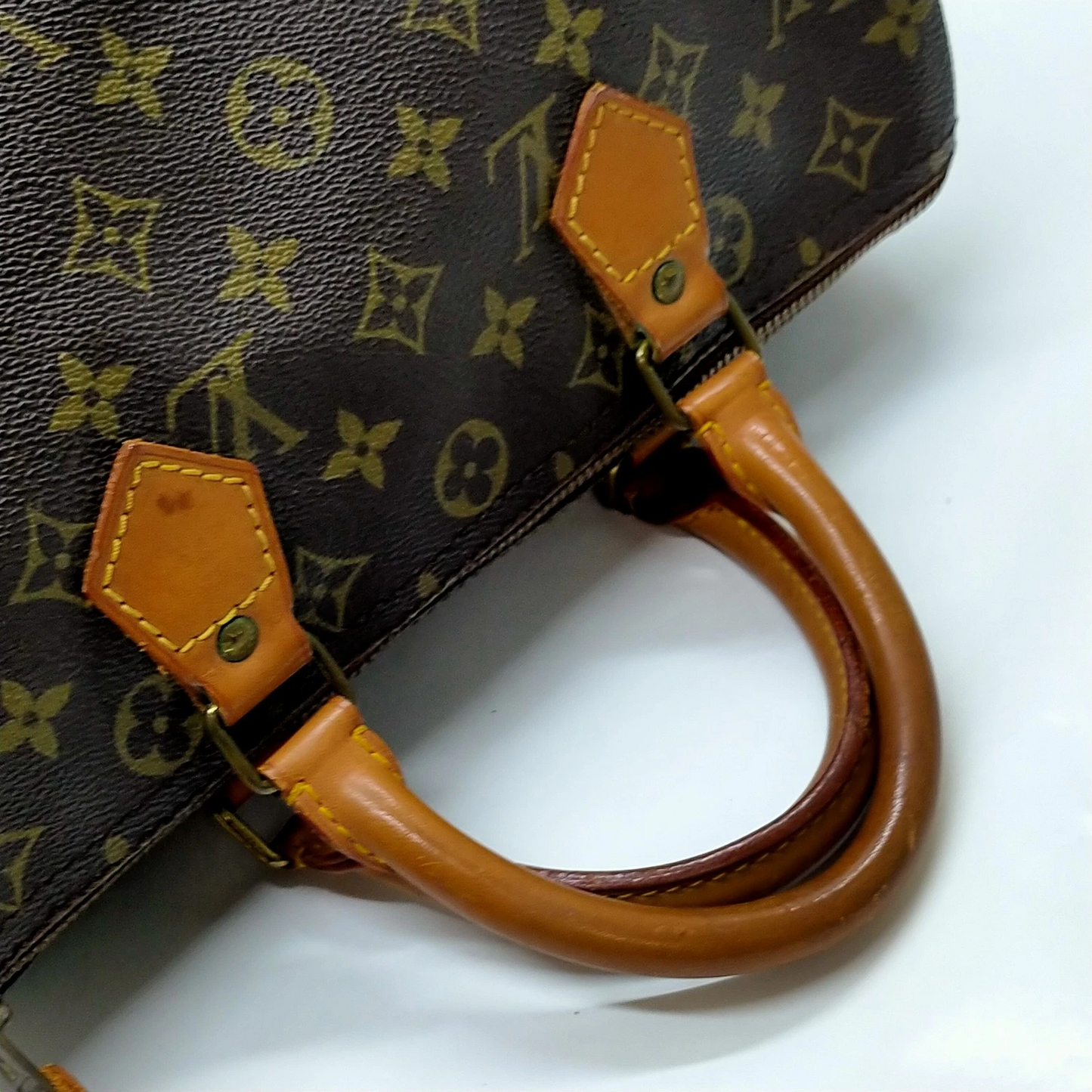 Louis Vuitton Speedy 30 Handbag Brown Monogram SA832