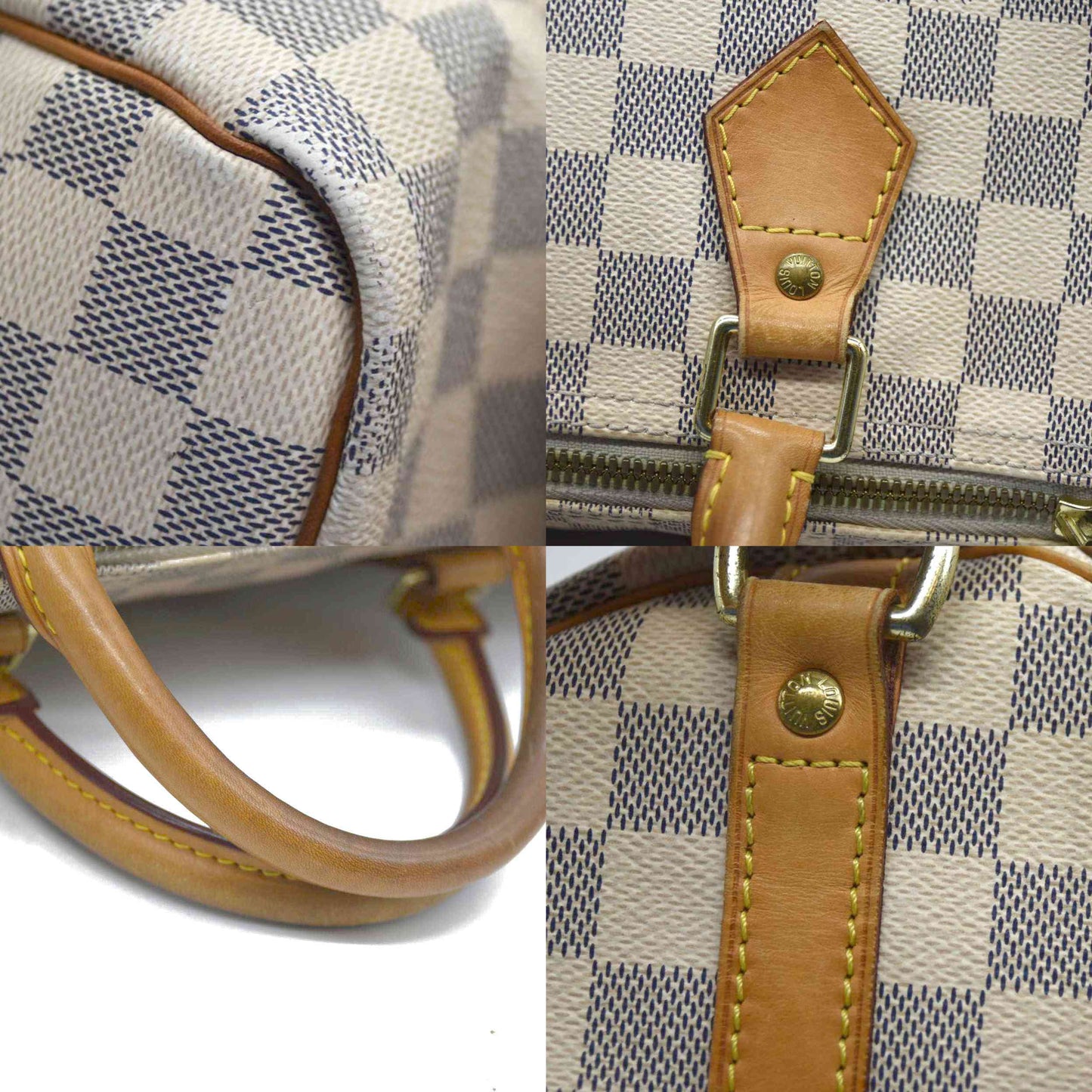 Louis Vuitton Damier Azur Speedy Bandouliere 30 SP2114