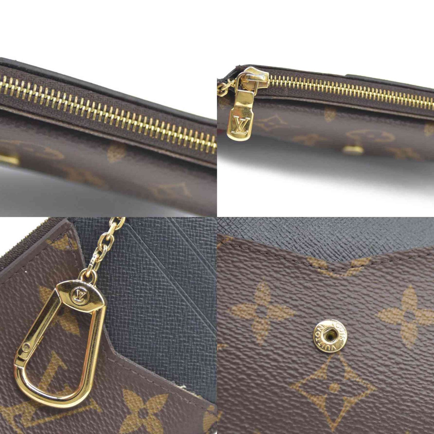 Louis Vuitton Monogram Recto Verso Card Holder Black RFID