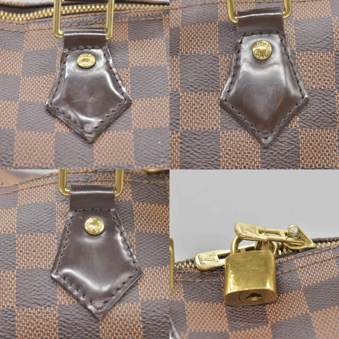 $1980 Louis Vuitton Damier Ebene Speedy Bandouliere 30 2015 SD3145