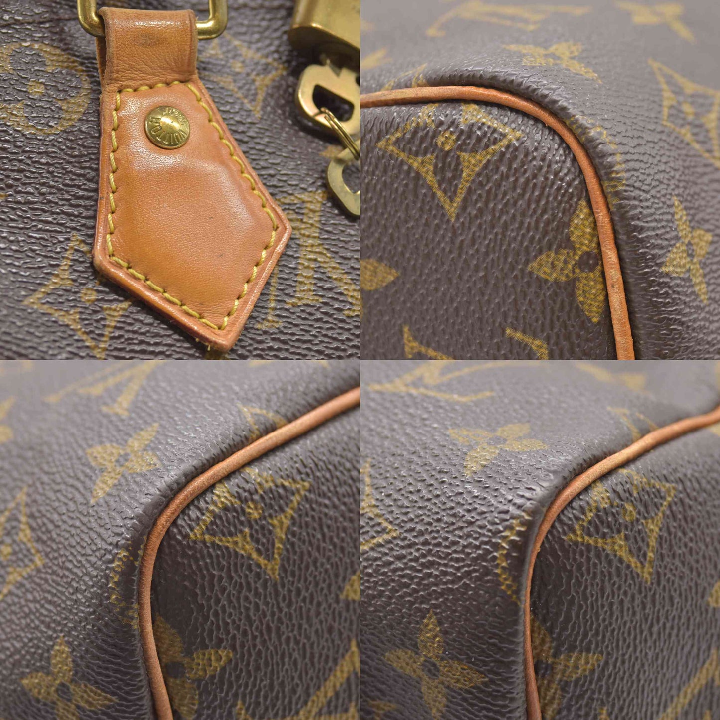 $1980 2015 Louis Vuitton LV Monogram Speedy Bandouliere 30 SD2155
