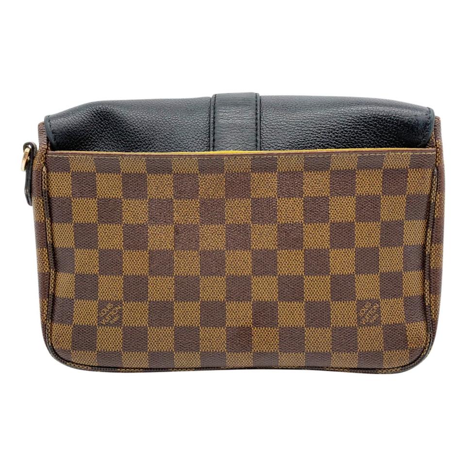 Louis Vuitton Clapton Black Damier Ébène Canvas Cross Body Bag