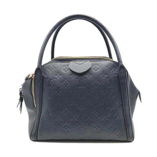 Louis Vuitton Marais Mm Empreinte Black Leather Satchel