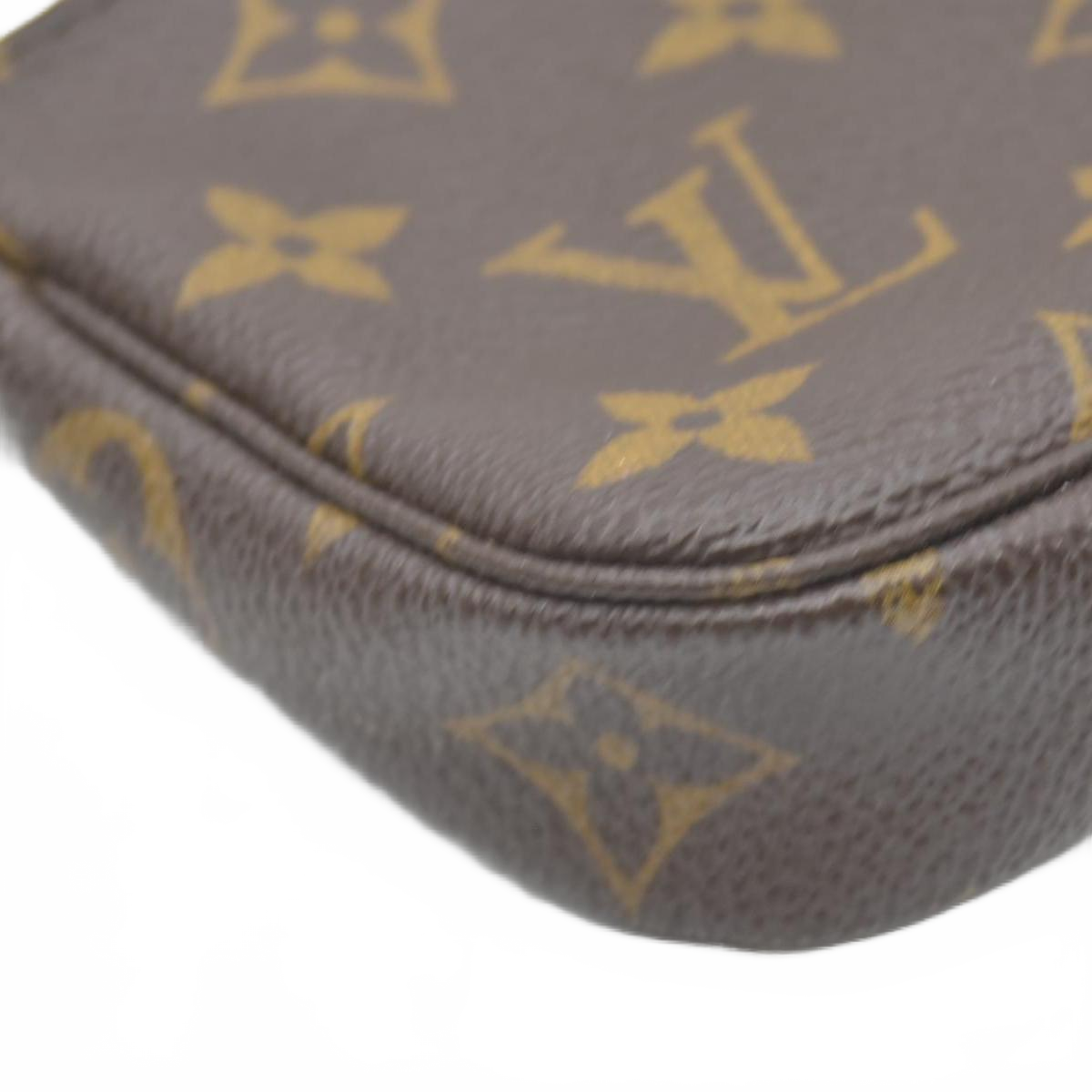 $810 Louis Vuitton Monogram Mini Pochette Accessories FL0025