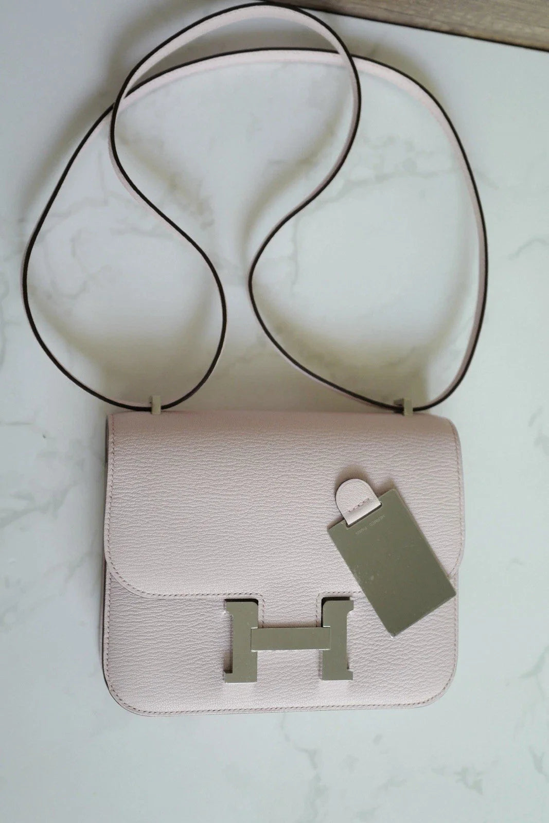 BNIB Hermes Mini Constance 18 Rose Darling Chevre leather with Palladium HW 2025