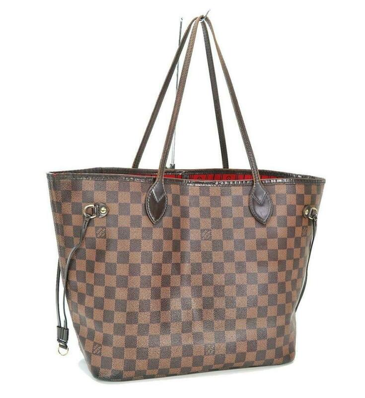 Louis Vuitton Neverfull Mm Brown Damier Ébène Canvas Tote