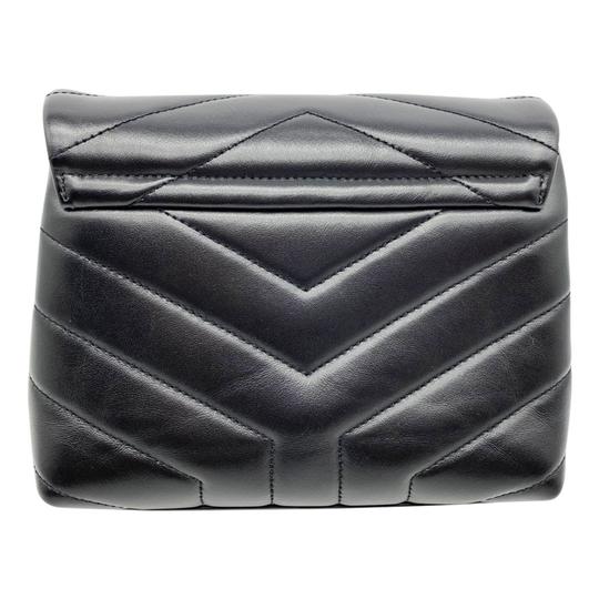 Saint Laurent Monogram Loulou Crossbody Toy Black Leather Shoulder Bag