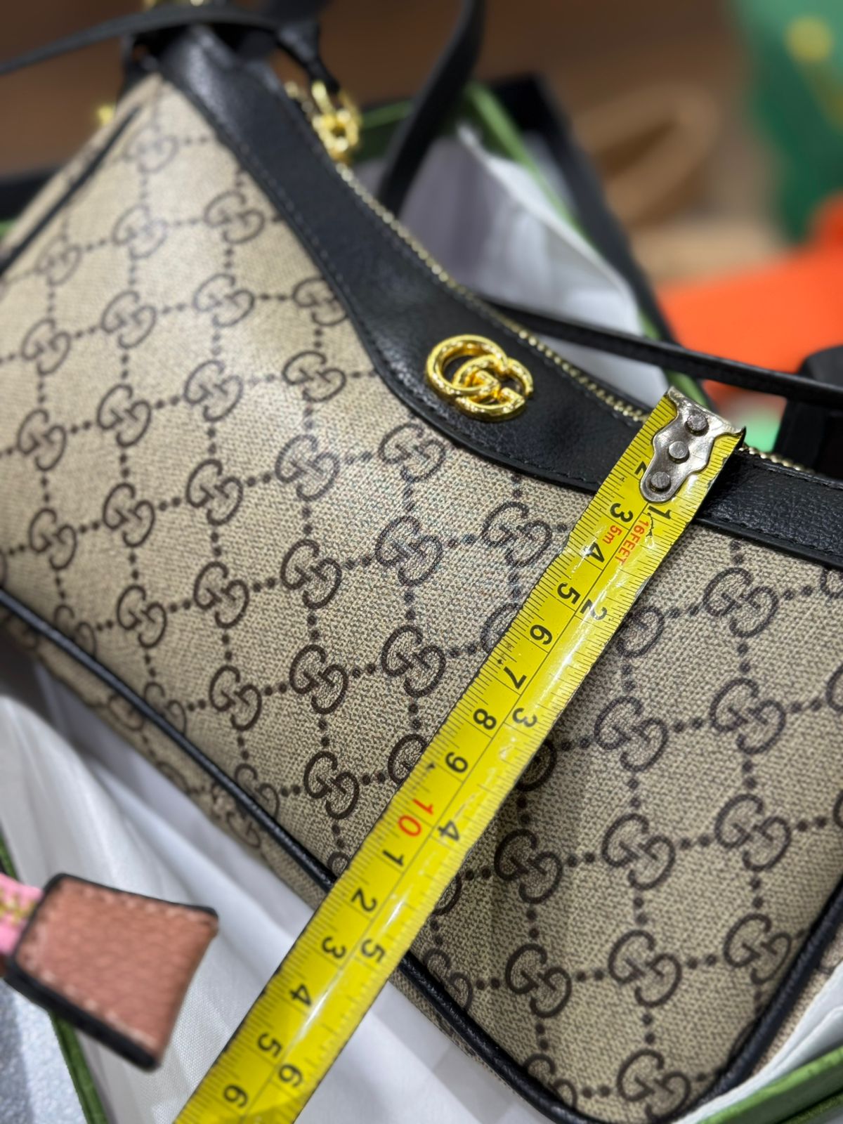GUCCI OPHIDIA SMALL BAG – Women Bag (Brown Beige)